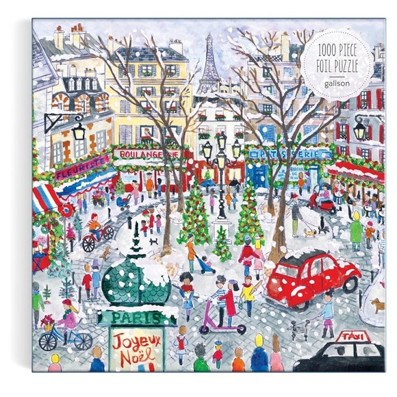 Galison Other - Christmas In Paris Jigsaw Puzzle - 1000 piece